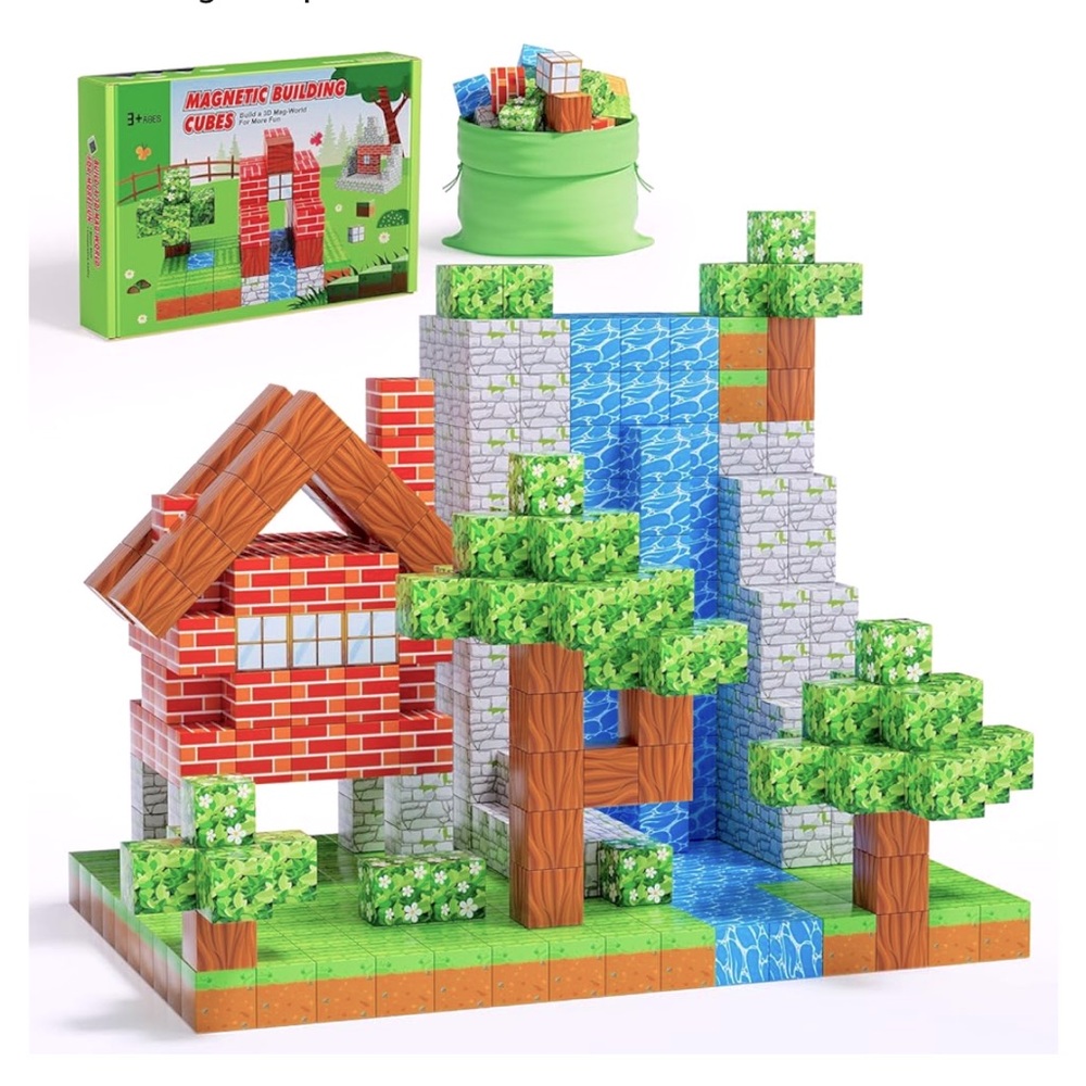 Magnetic blocks sensory toys for kids BNIB